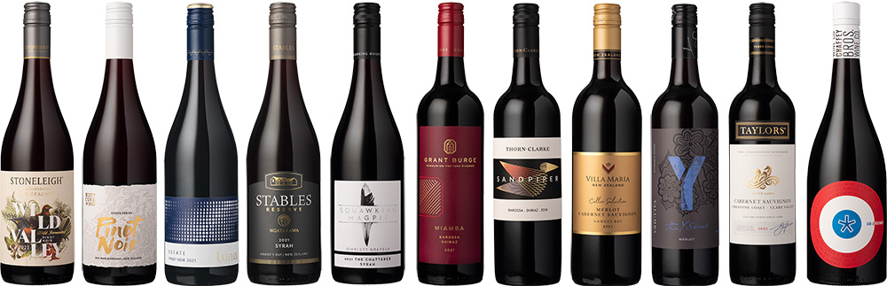 Top red wines line up