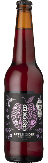 1839 Crooked Apple Blackcurrant Cider