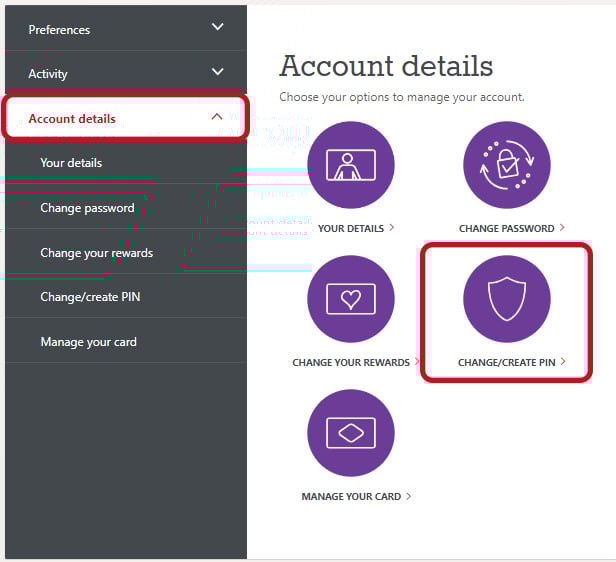 How to change your PIN