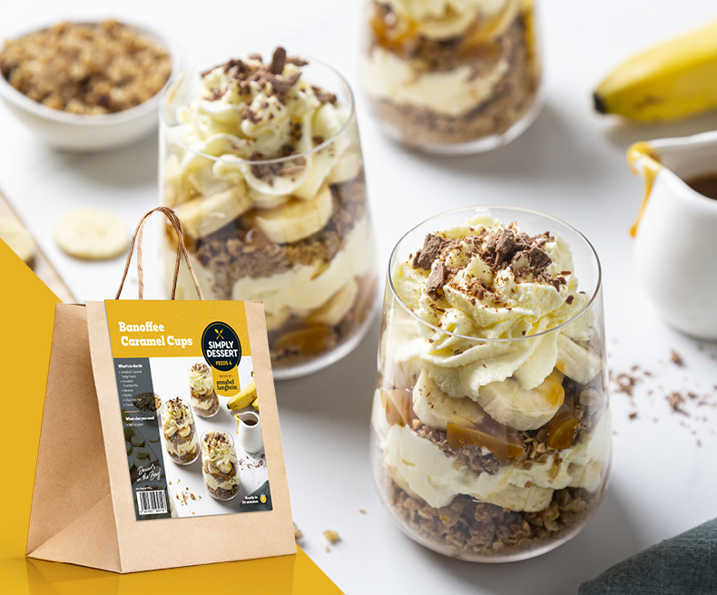 Banoffe Caramel Cups