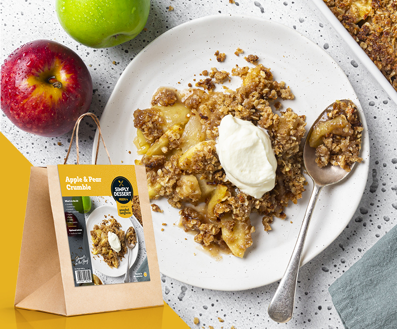 Apple and Pear Crumble