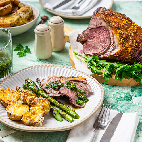 Lamb roast christmas top