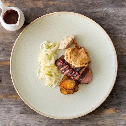 Plate of food