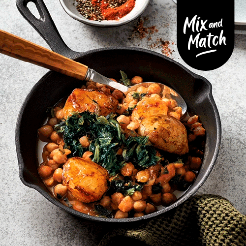 Smoky Spinach and Chickpea Cassoulet