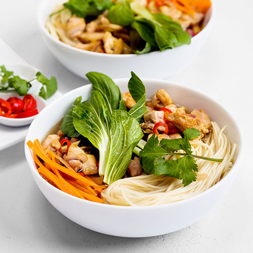 Asian noodle soup