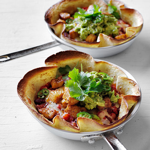 Fish and bean burritos