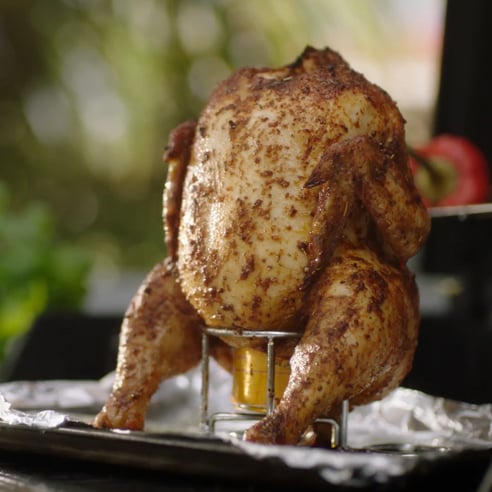 Ginger beer can chicken