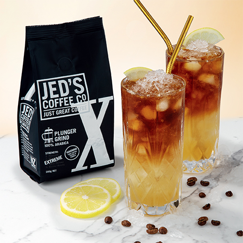 Jed's cold brew coffee lemonade