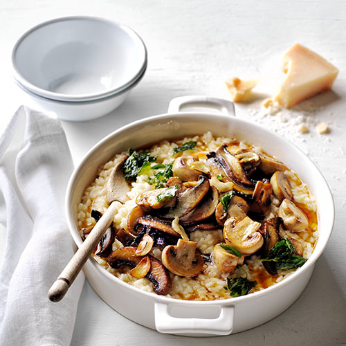 Mushroom risotto