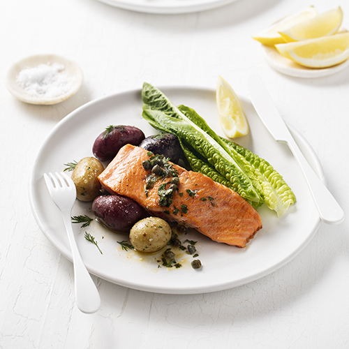 Crispy skin salmon