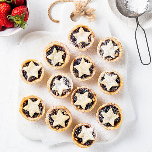 Christmas mince tarts