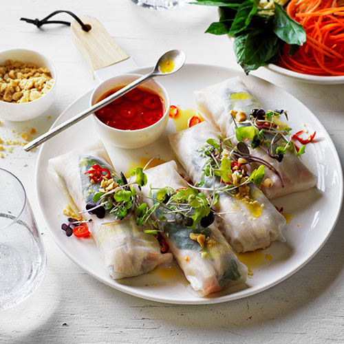 Rice paper rolls