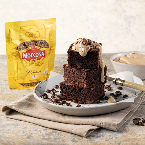 Moccona coffee brownie