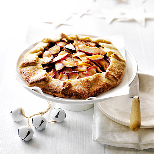 Peach galette