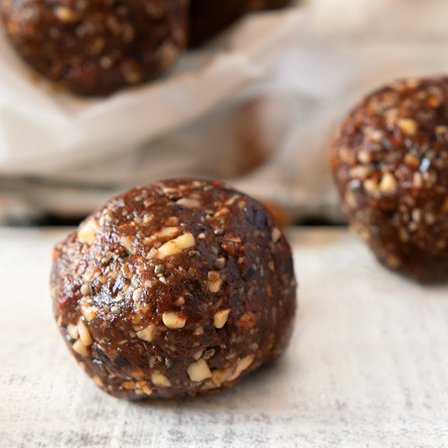 Raspberry bliss balls