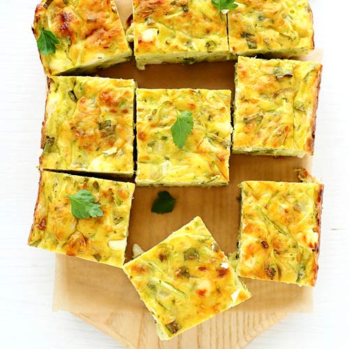 Salmon egg slice