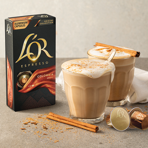 L'or spiced cinnamon latte