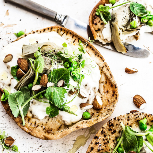 10 minute healthy pitta pizza