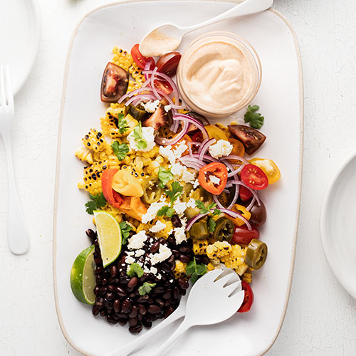 Mexican style corn salad