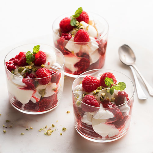 Raspberry eton mess