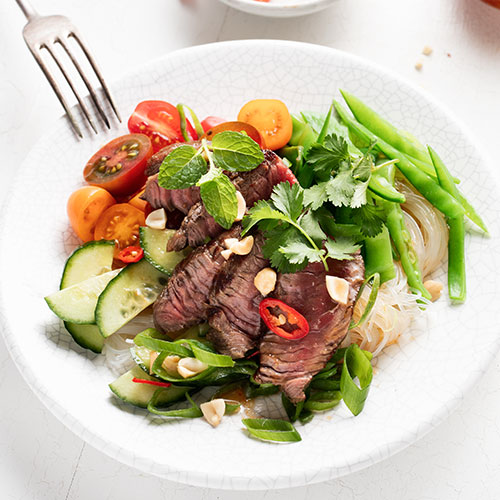 Thai Inspired Beef Salad With Chilli Lime Dressing New World