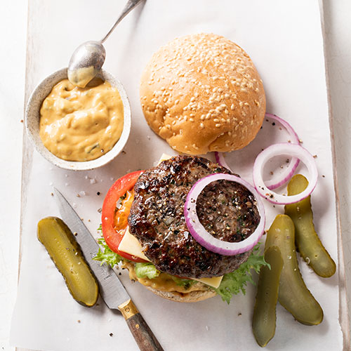 The works burger