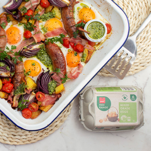 breakfast tray bake