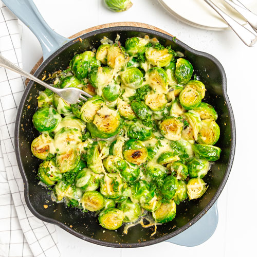 Brussel-sprouts-cheesy