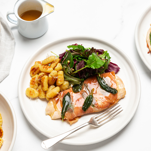 CHICKEN-SALTIMBOCCA