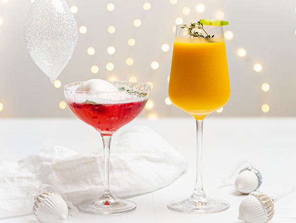 Christmas mocktails