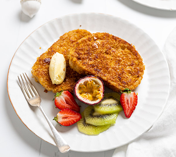 Cornflaked french toast