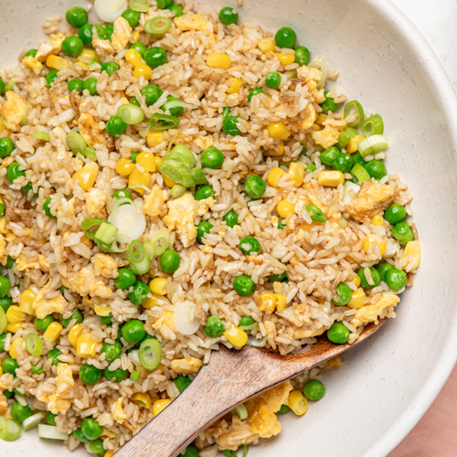 Egg Fried Rice with Peas - Together to Eat - Family Meals