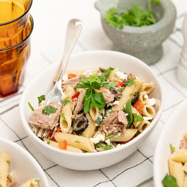delicious tuna pasta salad
