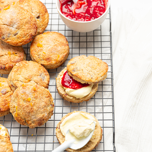 date and orange scones