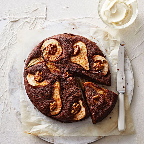 gingerbread and pear pudding