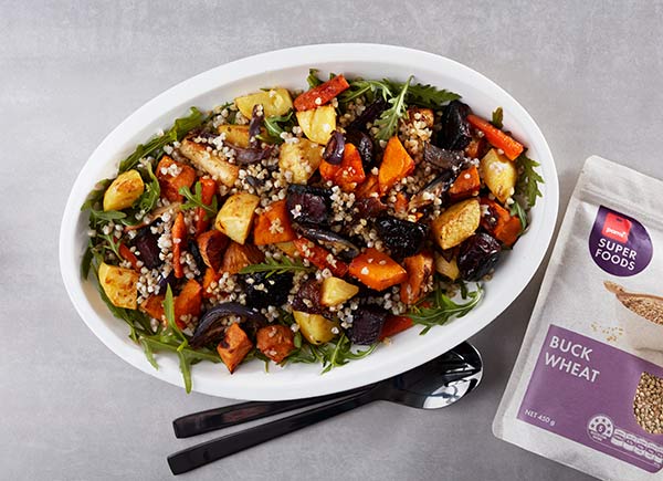 Buckwheat Roast Vegetable Salad New World