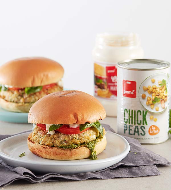 Chickpea burgers