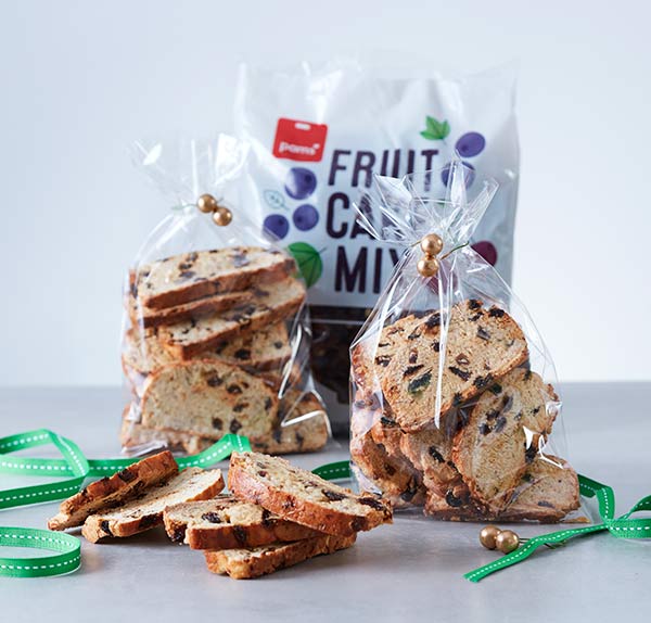 Fruit and almond biscotti