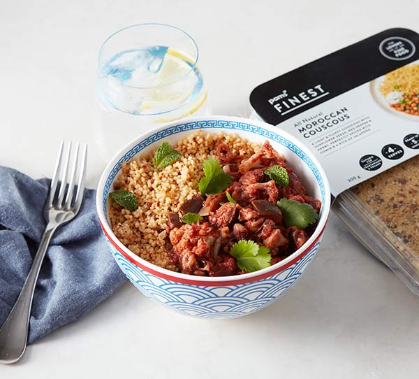 Moroccan Couscous With Eggplant And Cauliflower New World