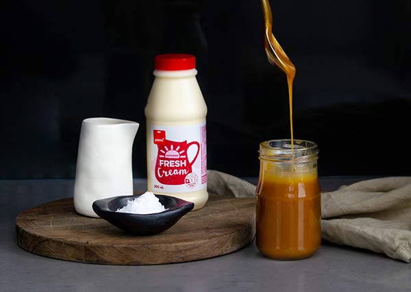 Salted butterscotch sauce