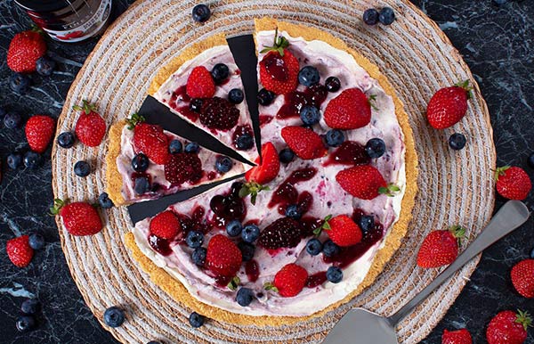 No bake berry cheesecake
