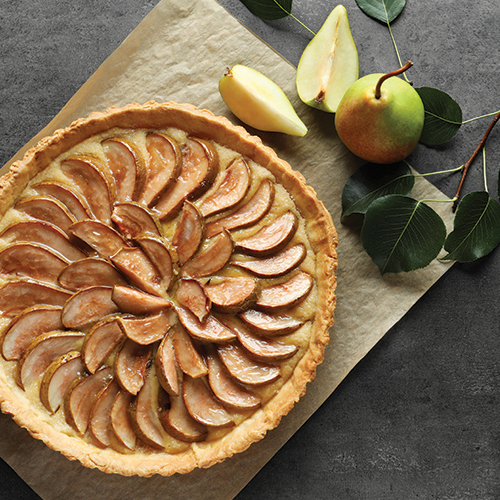 Doyenné du comice pear tart
