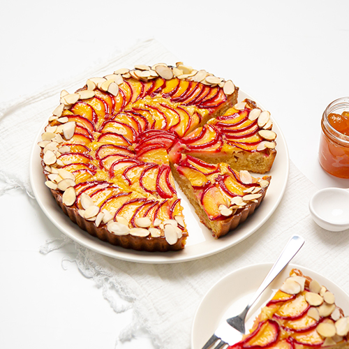 Plum-&-almond-tart