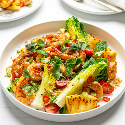 prawn and pineapple salad