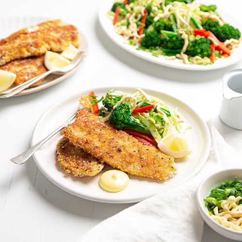 Sesame-crumb-fish