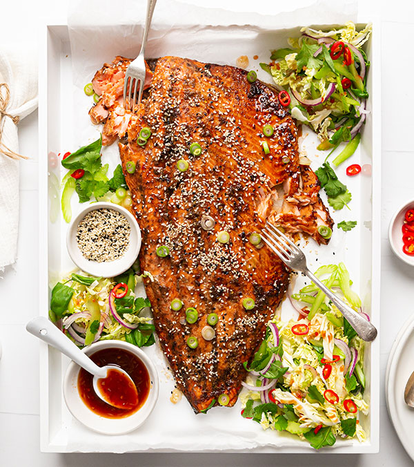 Soy & ginger salmon
