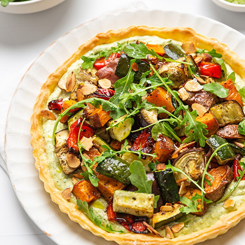 summer vegetable tart