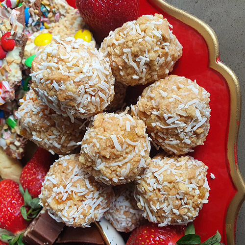 Toni Street apricot truffles