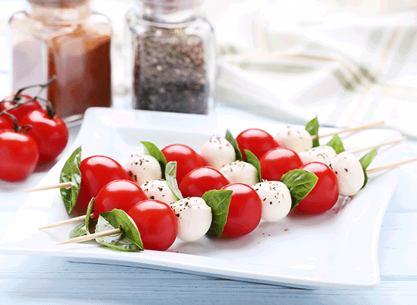 Caprese skewers