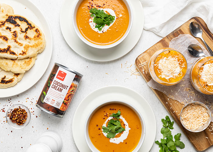 Three ways with coconut cream